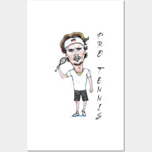 Alexander Zverev Pro Tennis Posters and Art